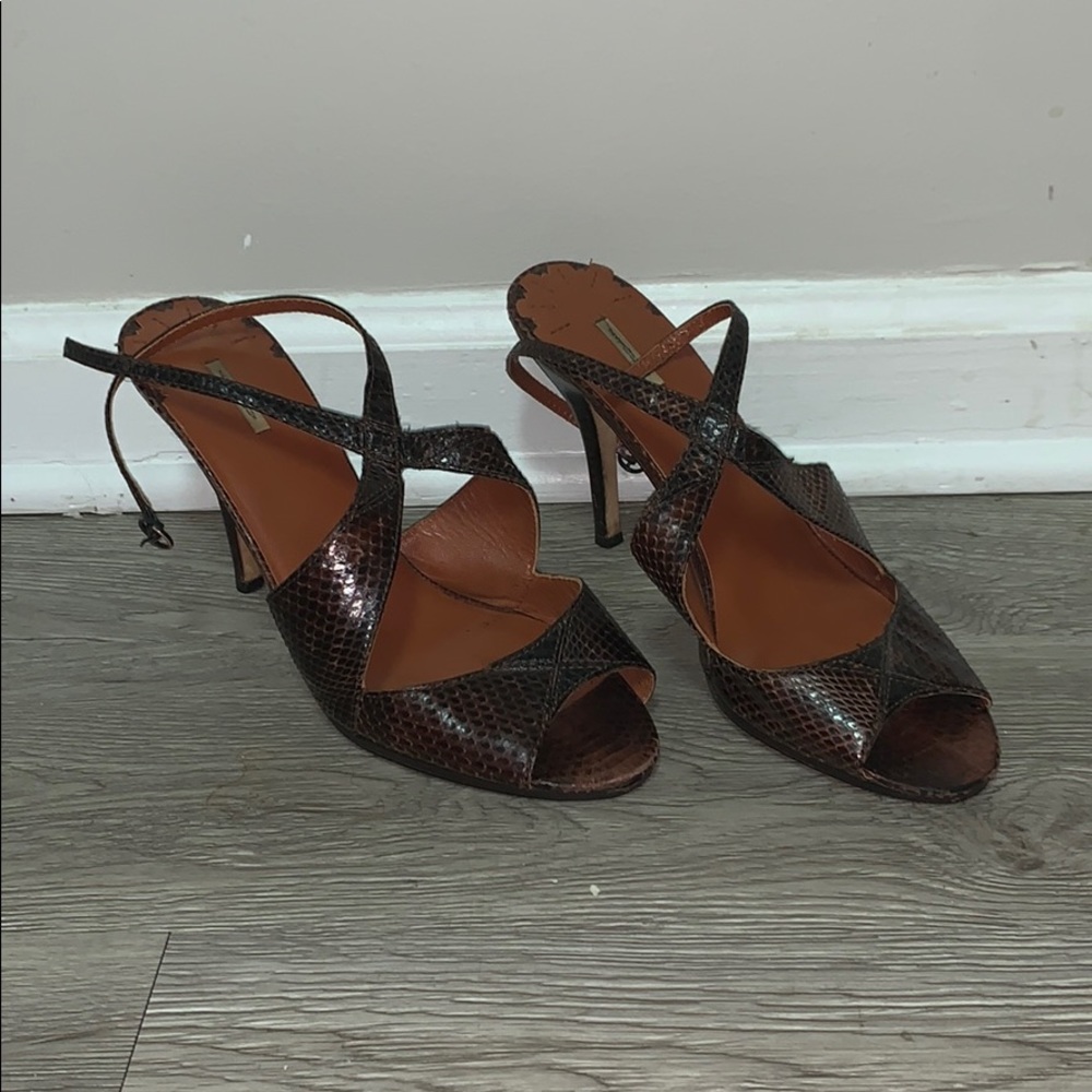 Maxstudio stiletto - brown snake skin
